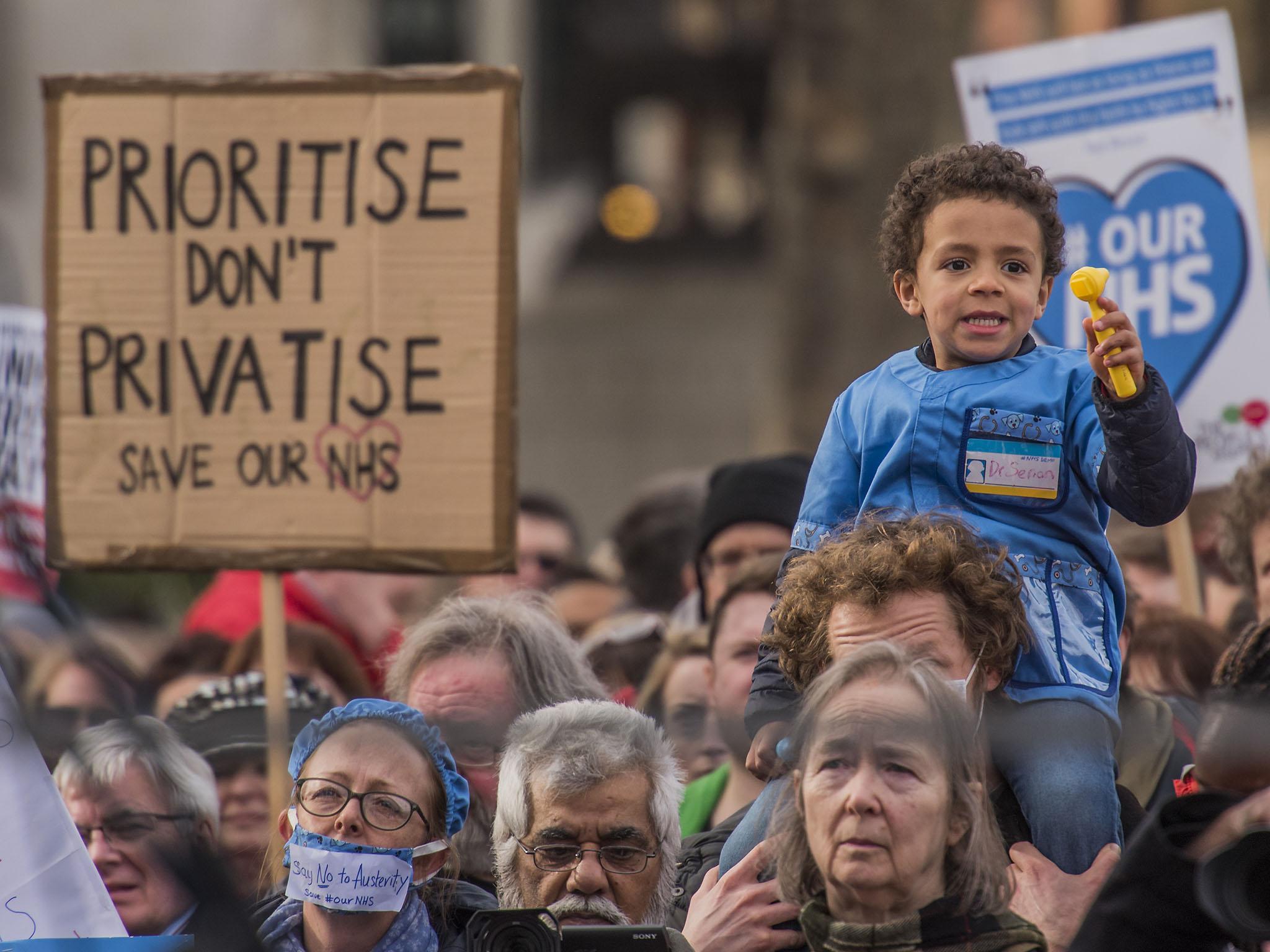 Campaigners fear NHS underfunding will lead more contracts to be privatised