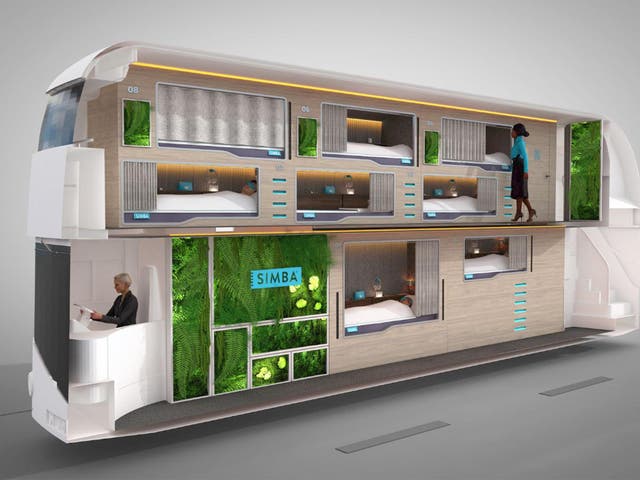 The bus will help people catch up on valuable lost sleep time