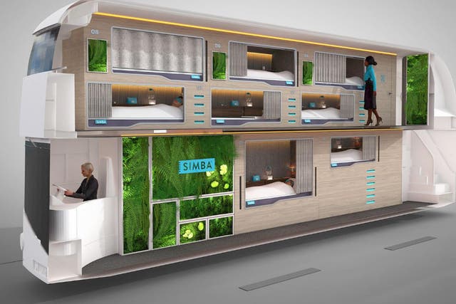 The bus will help people catch up on valuable lost sleep time