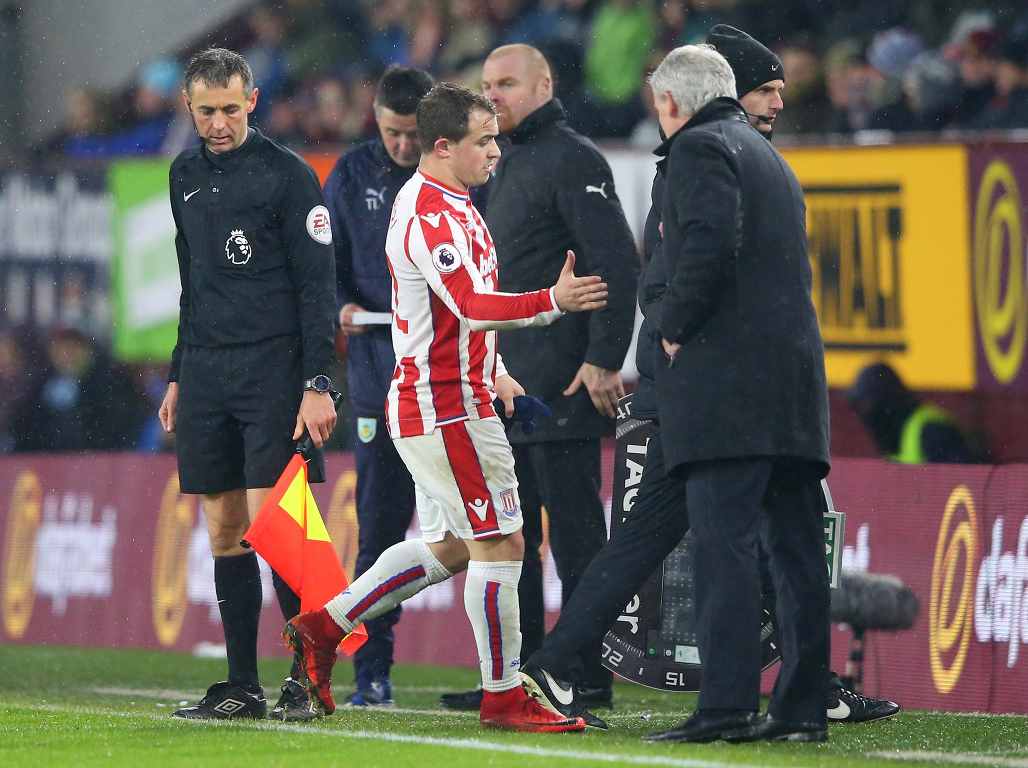 Xherdan Shaqiri failed to make an impact on the game