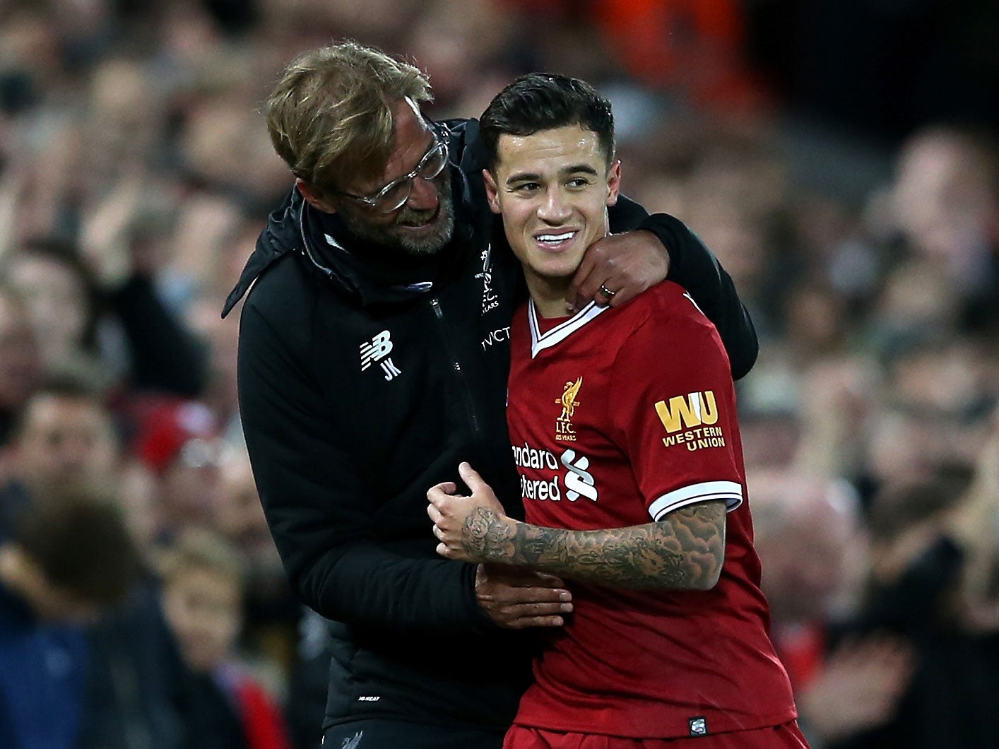 Jürgen Klopp left Philippe Coutinho out of his side to play Everton