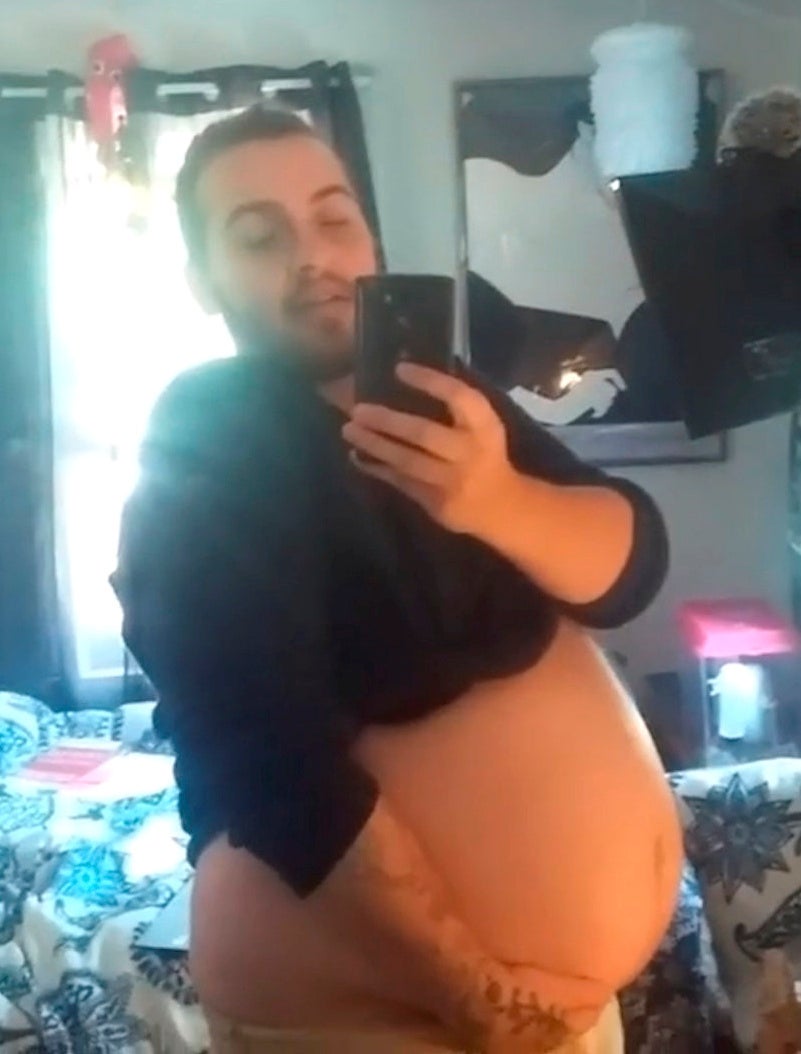 Sullivan at seven months pregnant