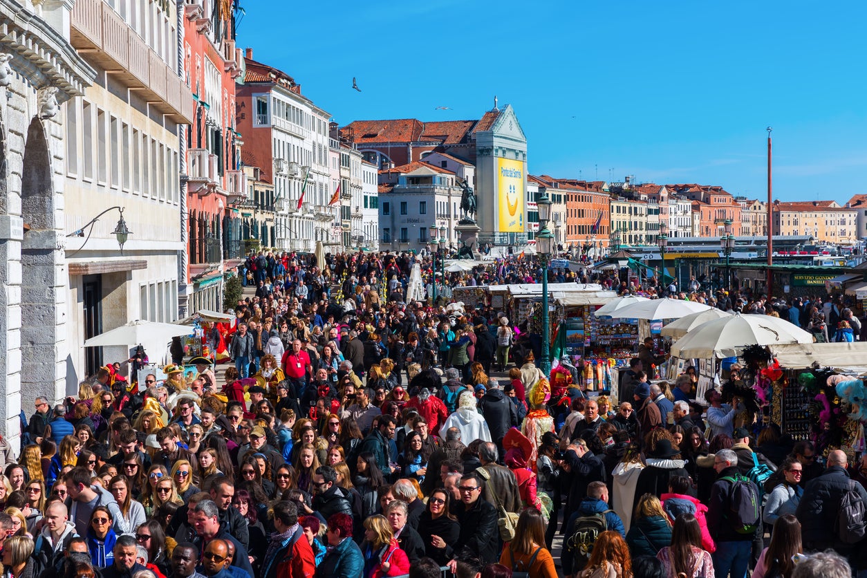 Venice: often held up as an example of tourism’s negative impact