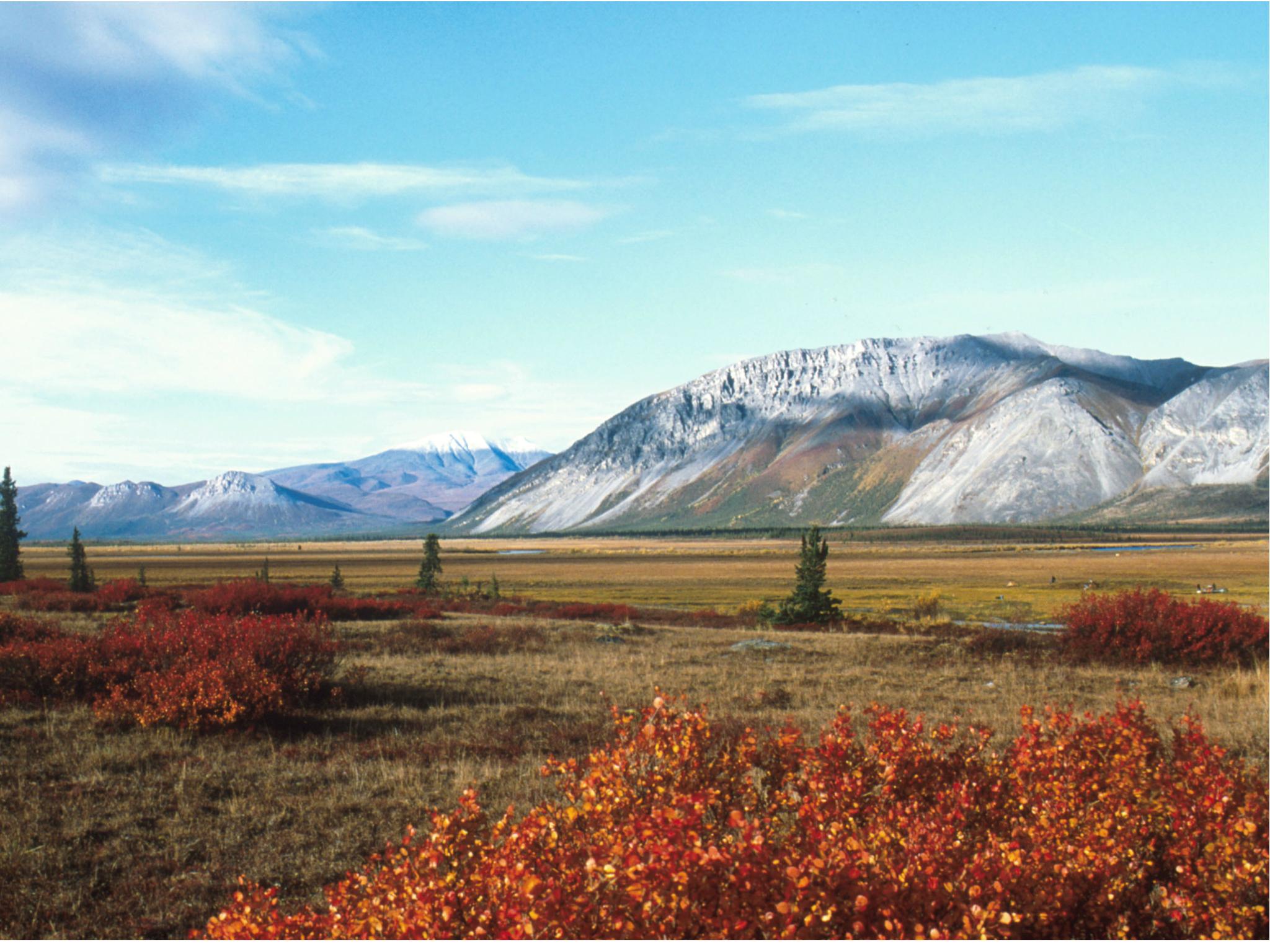 This undated photo shows the Arctic National Wildlife Refuge in Alaska.