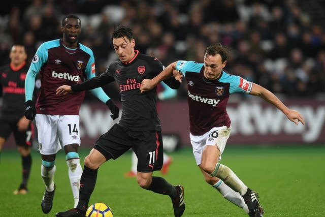 West Ham held Arsenal to a goalless draw