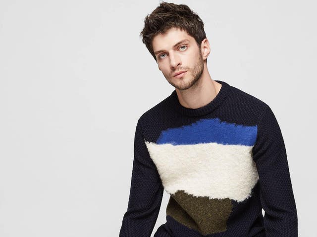 Enfield Colour Block Jumper, £120, Reiss