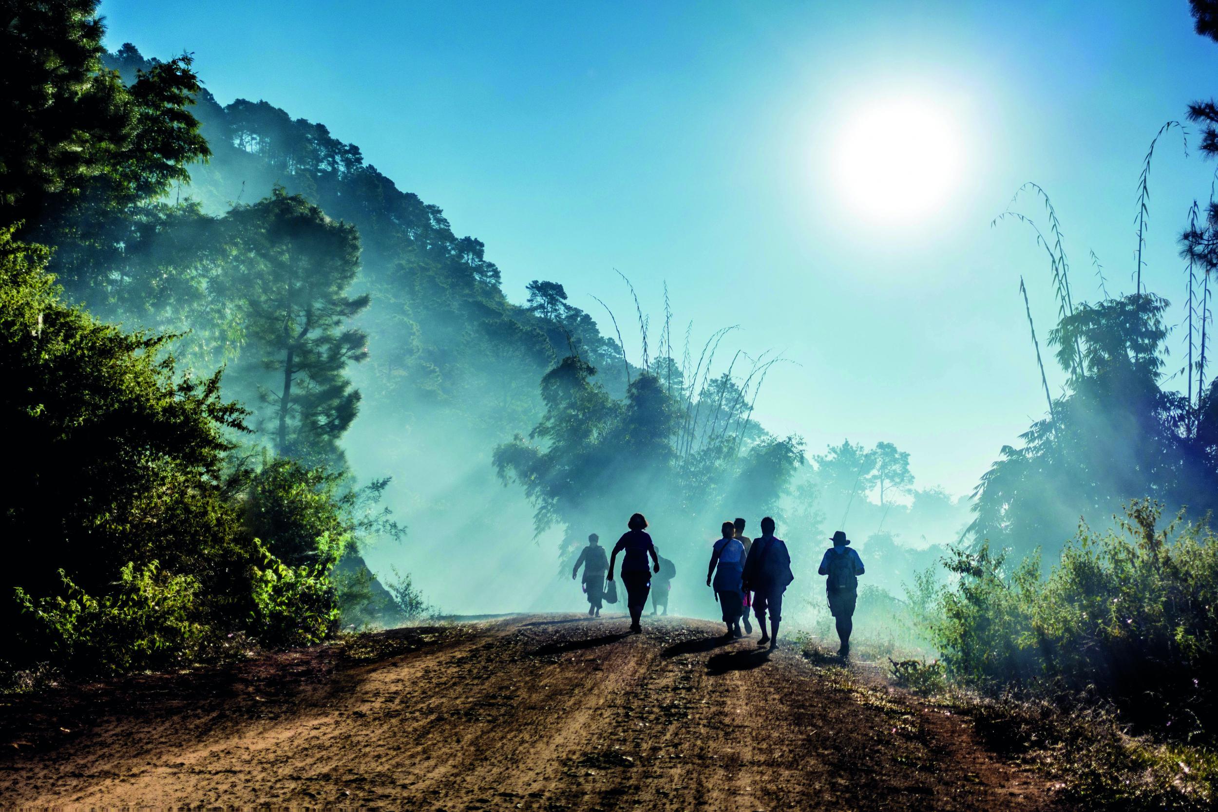 Trek with fellow travellers through Burma