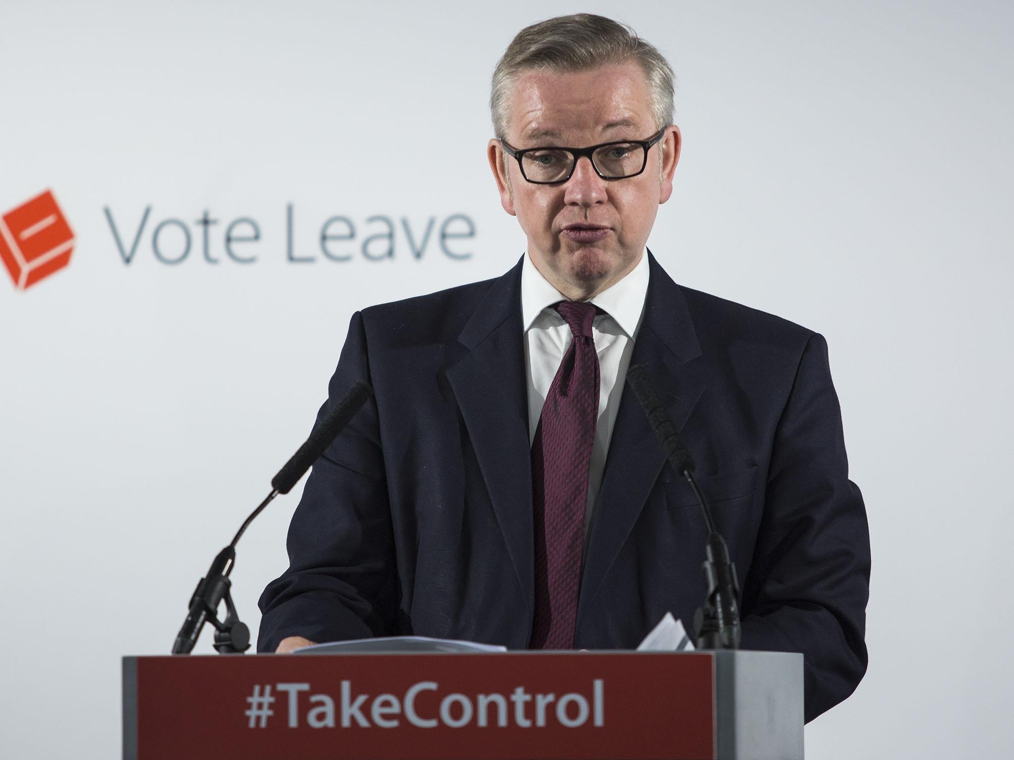 Gove argued that ‘people have had enough of experts’ – mainly because they disagreed with him