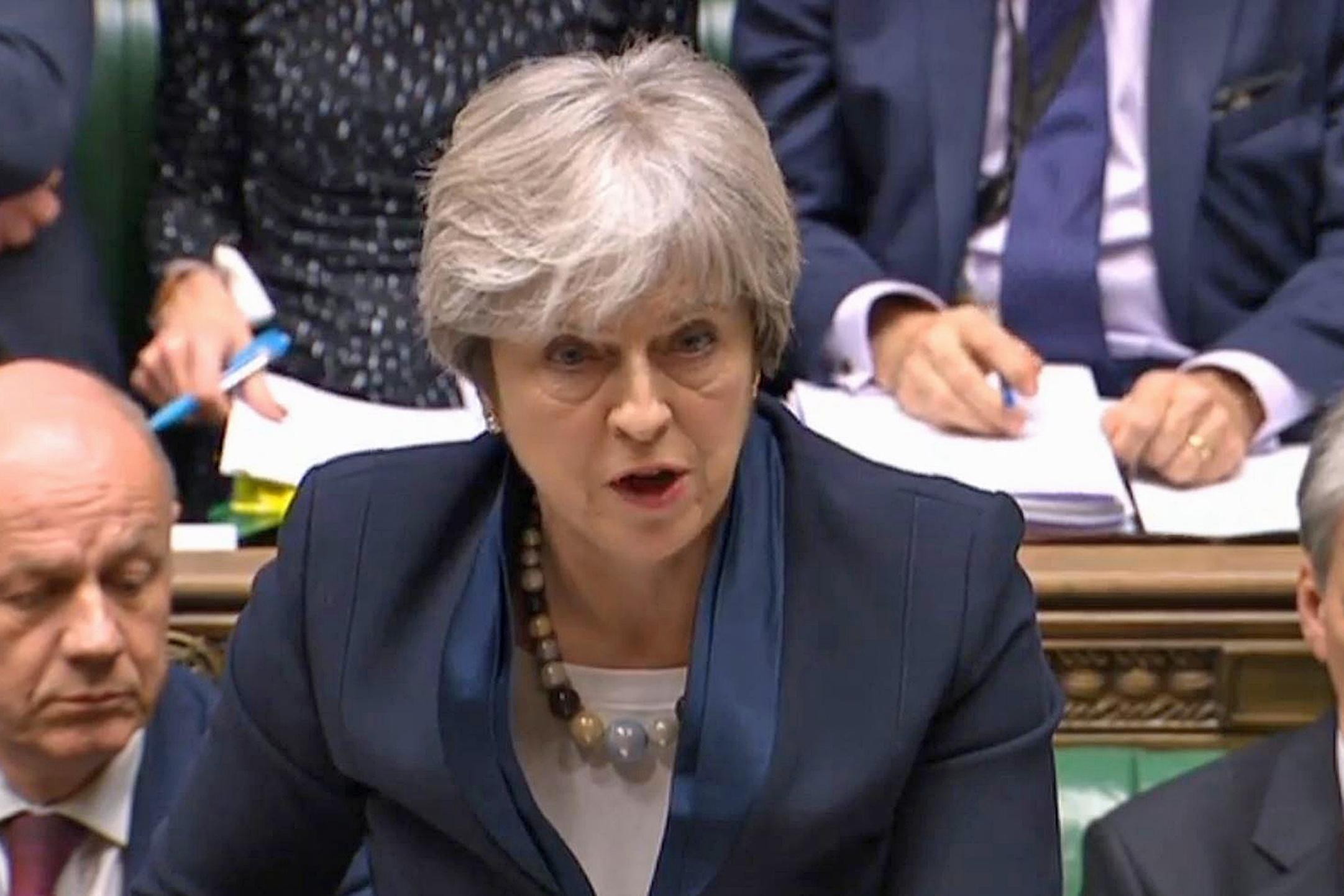 Theresa May was accused using statistics misleadingly during Prime Minister's Questions