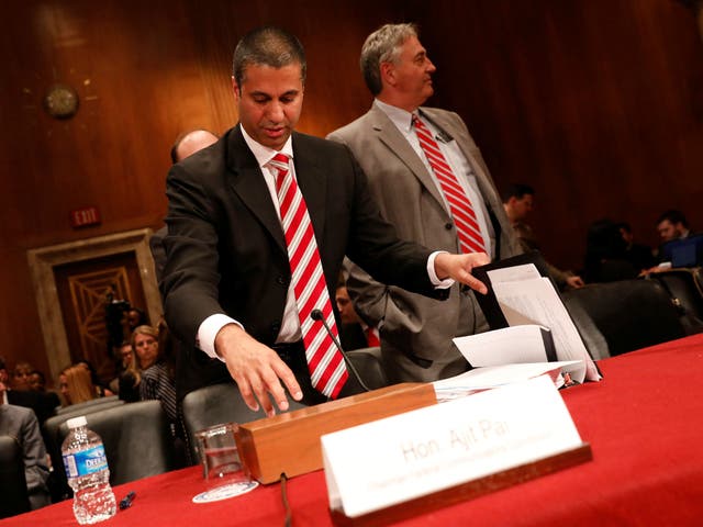 FCC Chairman Ajit Pai and others had to briefly evacuate a net neutrality hearing