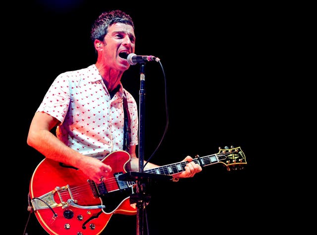 Noel Gallagher performs headlining the 'We Are Manchester' benefit concert at Manchester Arena on September 9, 2017 in Manchester, England. Credit: Shirlaine Forrest/Getty Images.