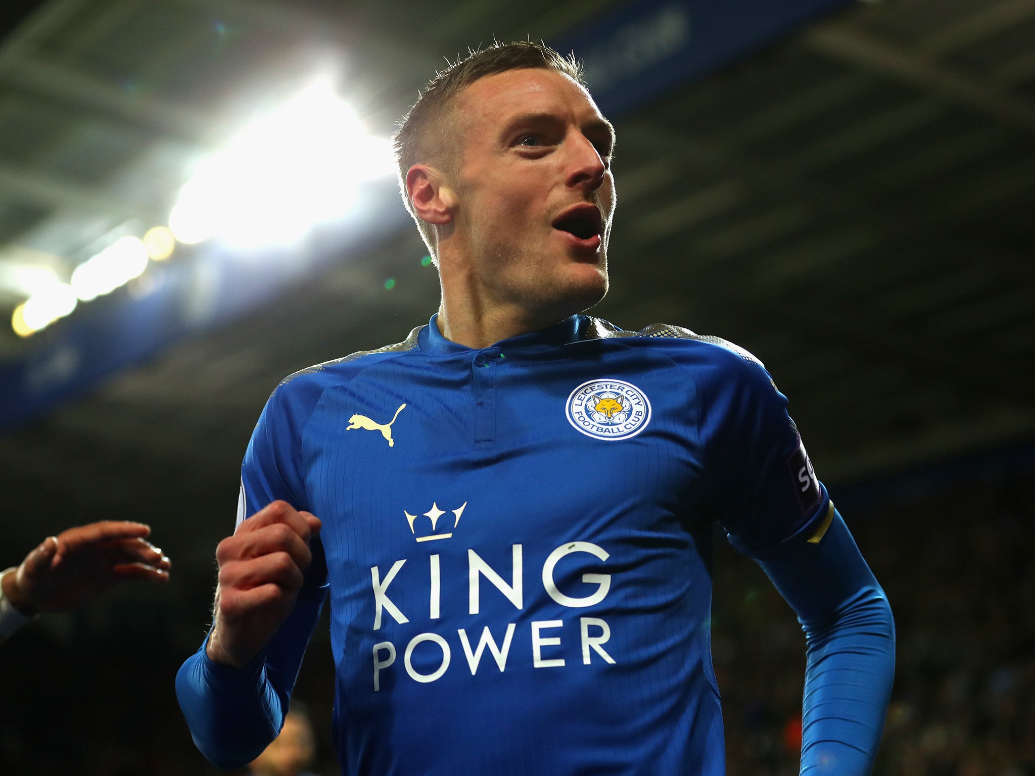 Jamie Vardy's Leicester City will face Fleetwood Town in the third round of the FA Cup