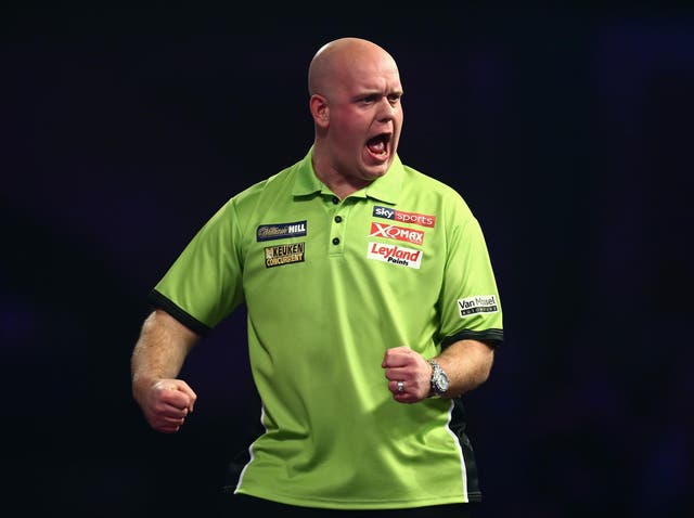 Michael van Gerwen started his title defence with a comfortable win