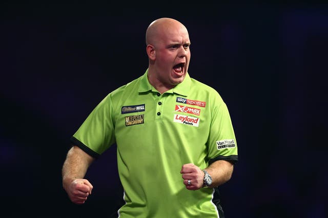 Michael van Gerwen started his title defence with a comfortable win