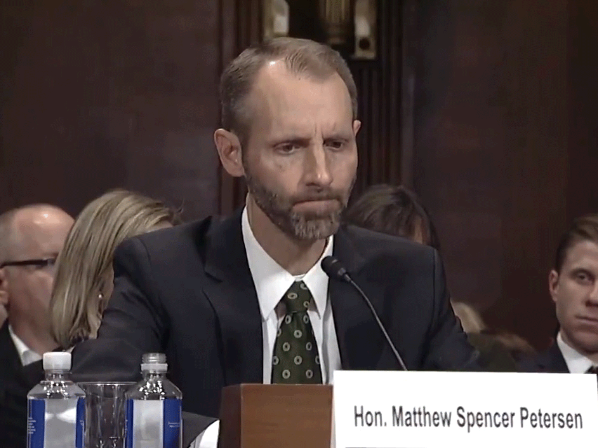 Matthew Spencer Petersen struggled to answer basic questions about law