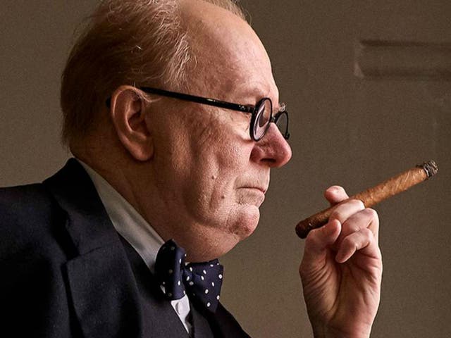 Gary Oldman as Churchill in ‘Darkest Hour’