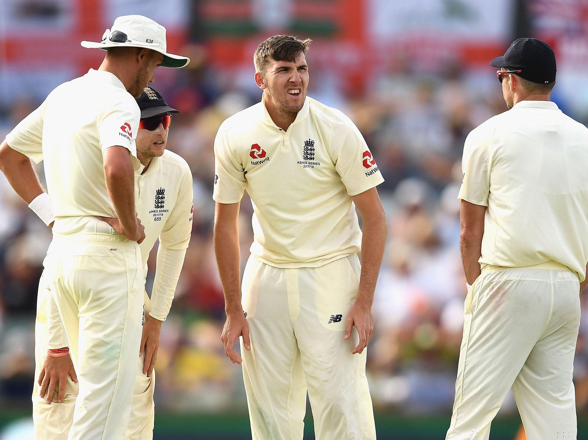 Craig Overton will be assessed by England's medical team on Saturday