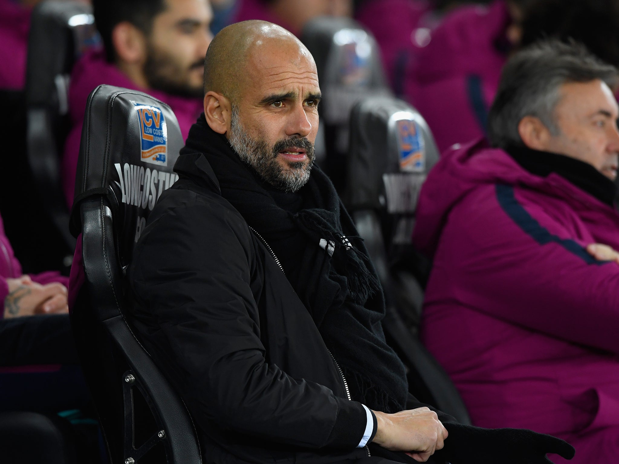 Pep Guardiola has talked down City's chances of remaining unbeaten this season