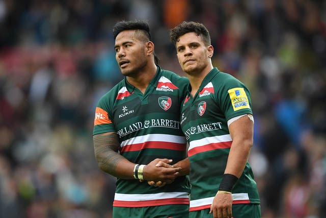 Manu Tuilagi and Matt Toomua will start for Leicester Tigers against Munster on Sunday