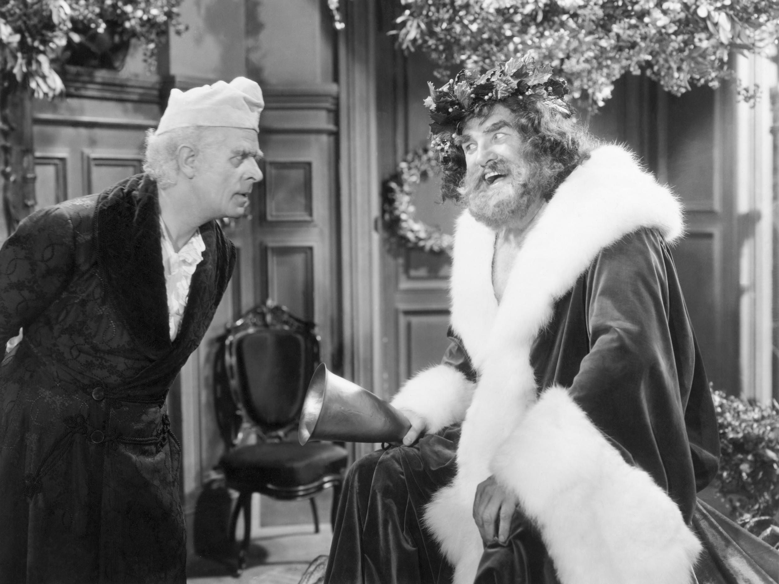 Reginald Owen and Lionel Braham in ‘A Christmas Carol’ – 1938