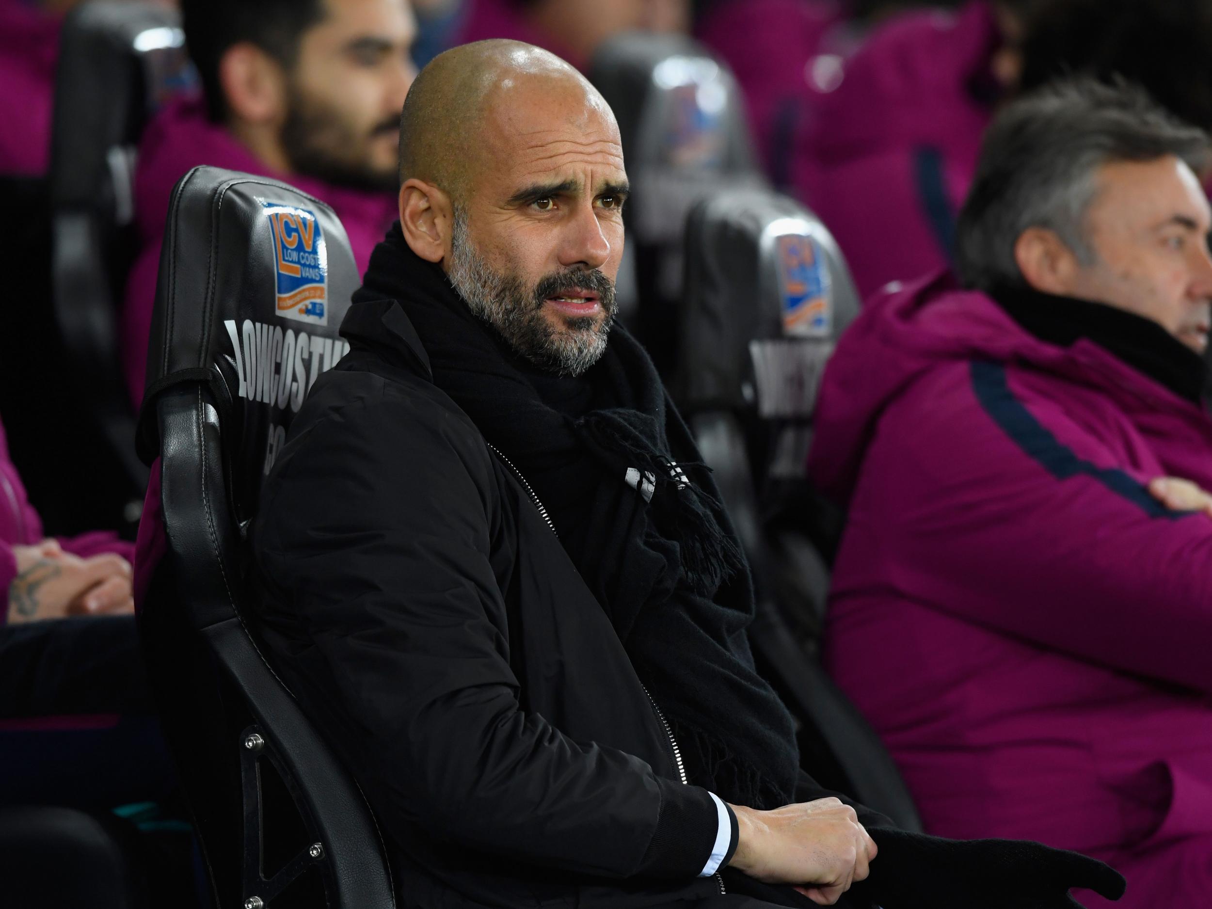 Pep Guardiola is down to the bare bones in central defence
