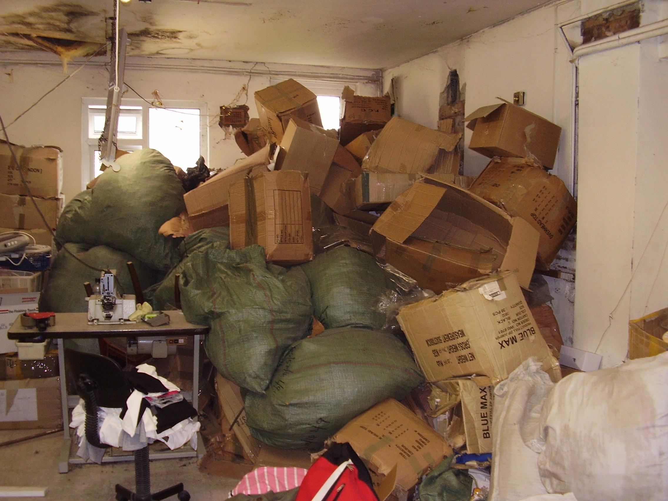 In 2013, three undocumented immigrants were being made to finish fakes in this back room in Leicester – for 70p a day