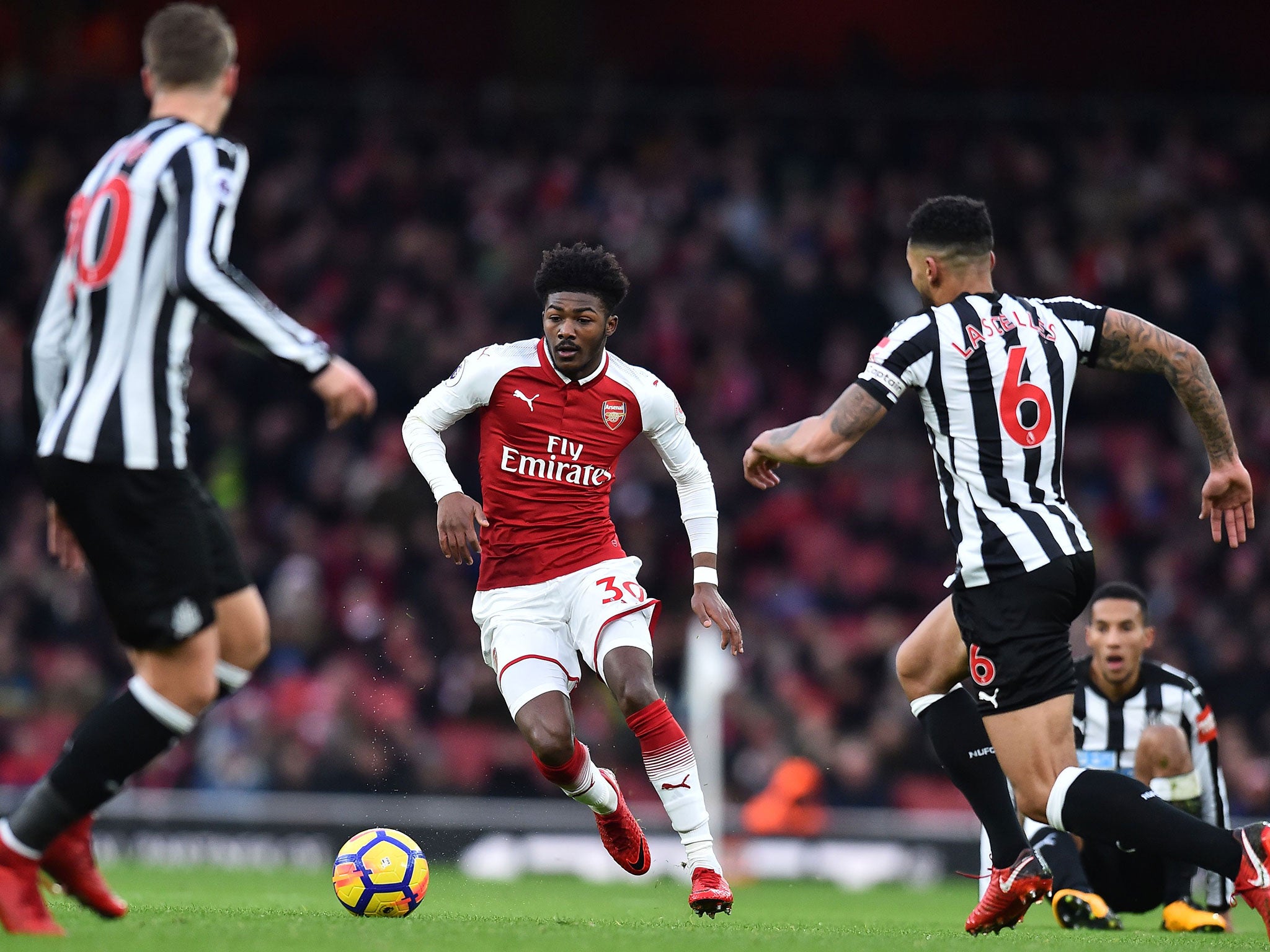 Maitland-Niles made his second Premier League start for Arsenal