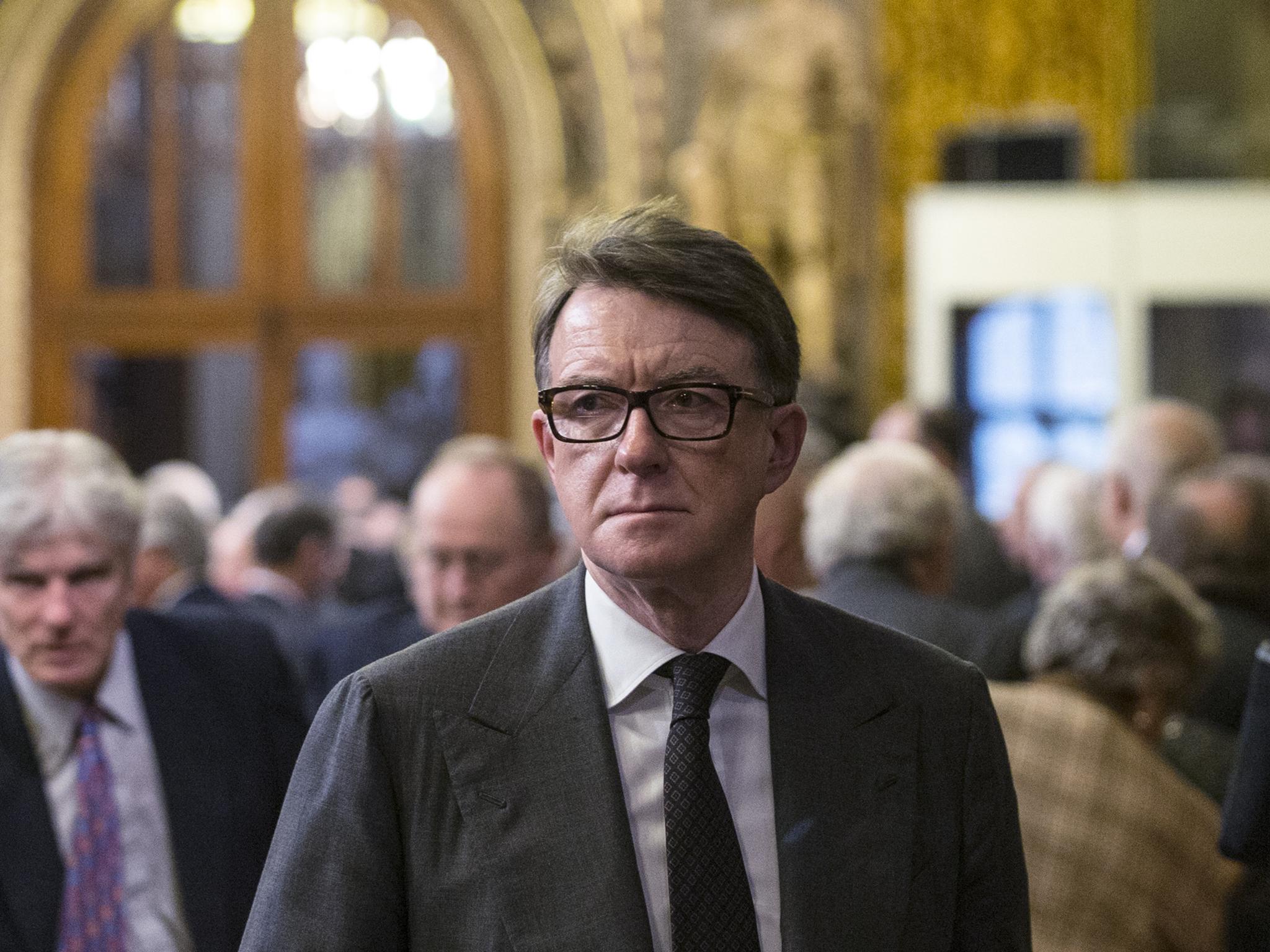 In the running to be our man in Washington, Lord Mandelson is also being considered for chancellor of Oxford University