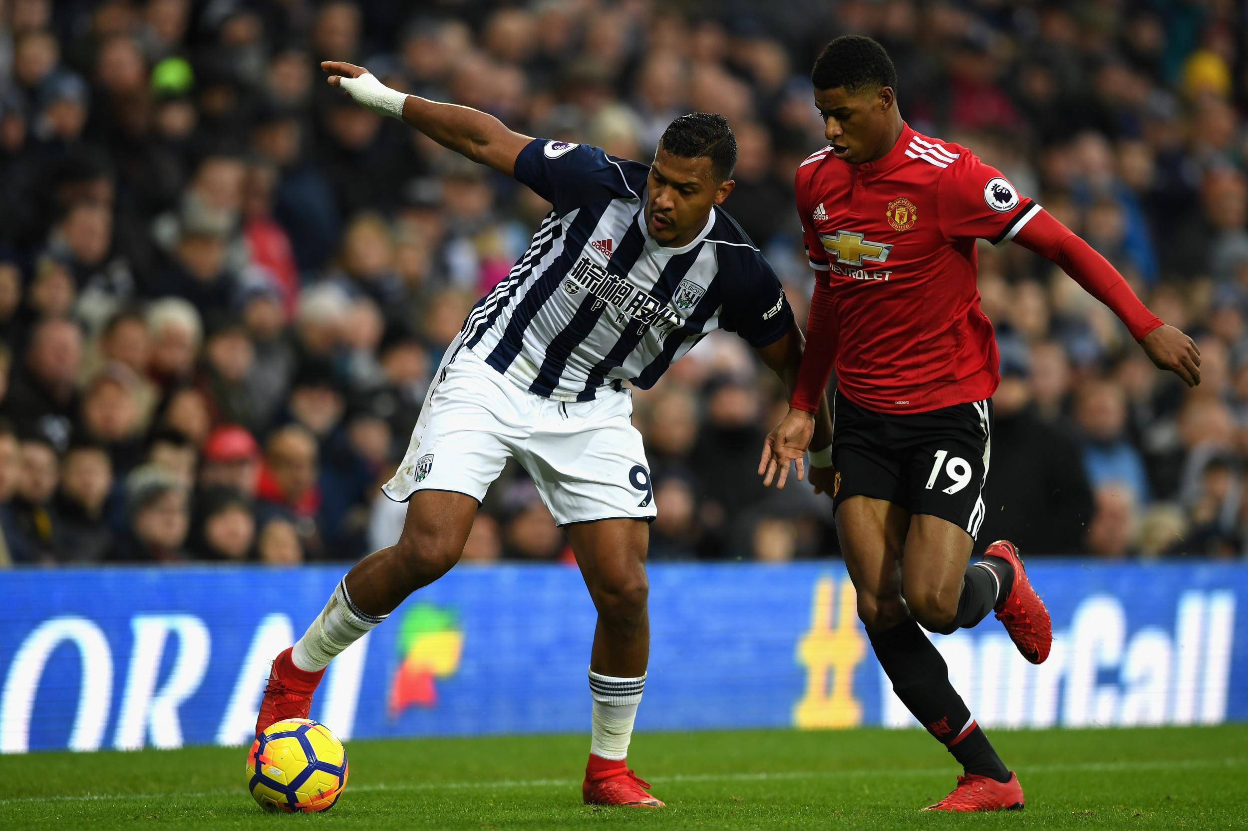 &#13;
The forward's place in West Brom's starting XI could be under pressure &#13;