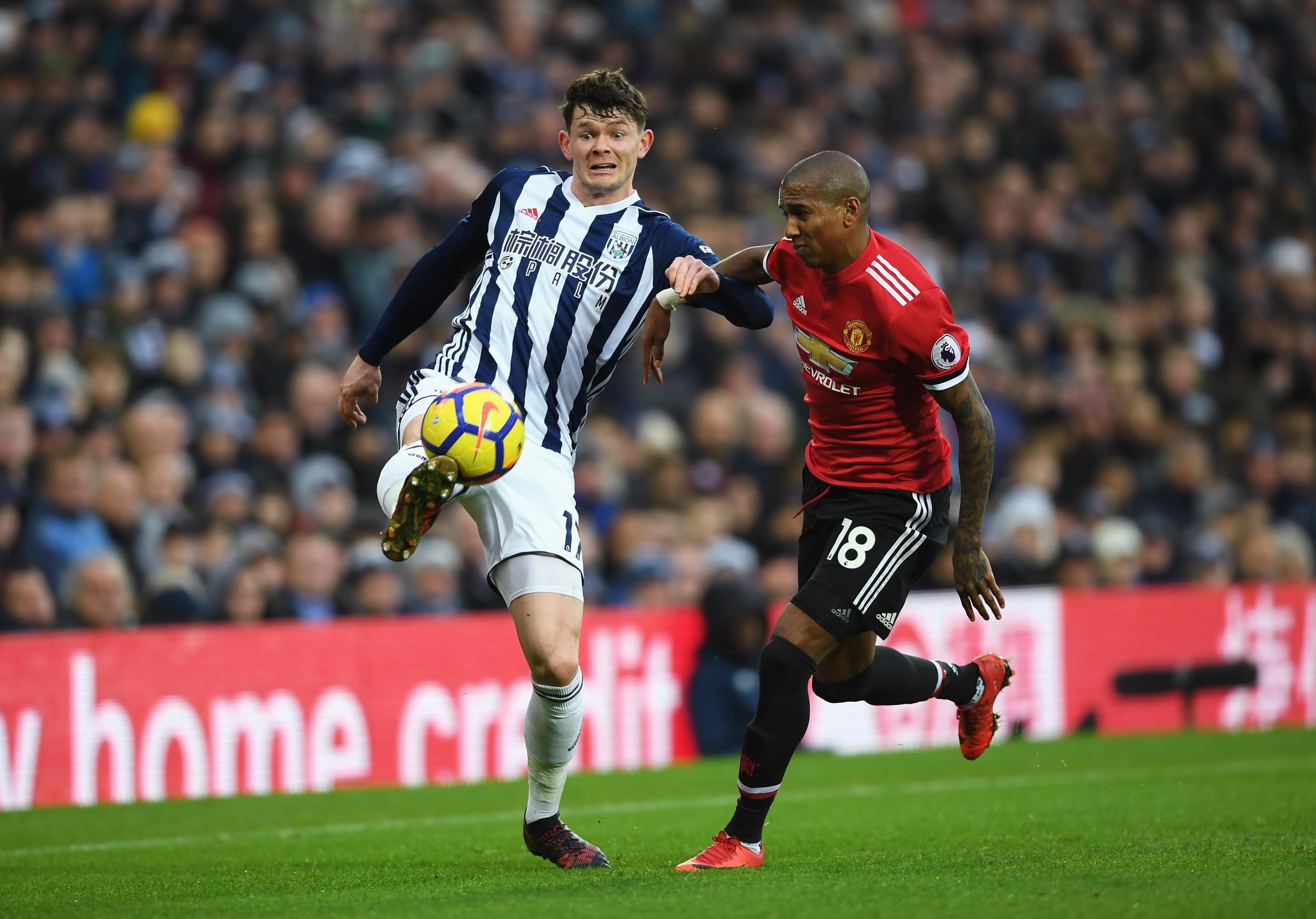 Oliver Burke showed some bright moments