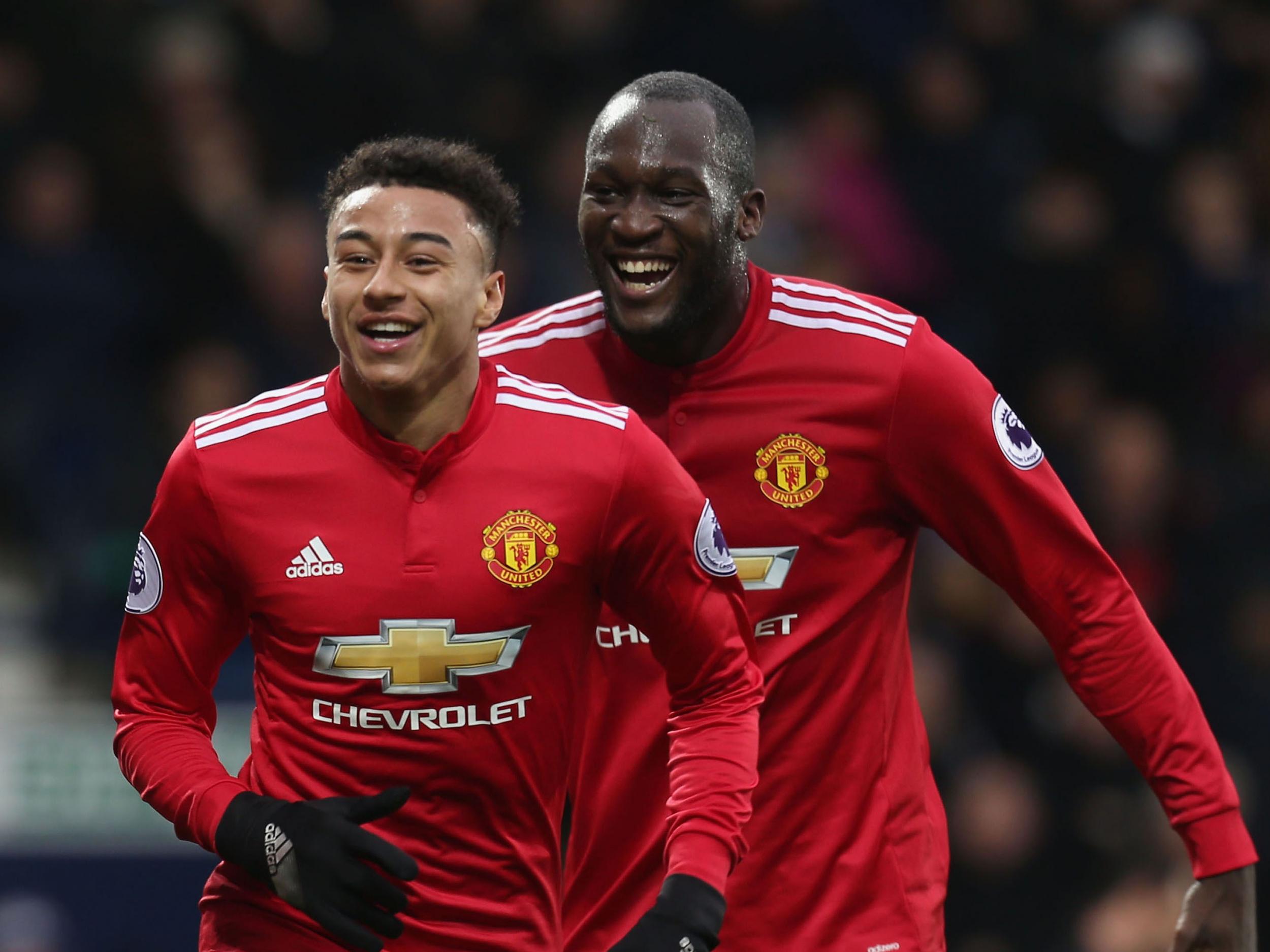 Lingard doubled the head after Lukaku's opener on Sunday
