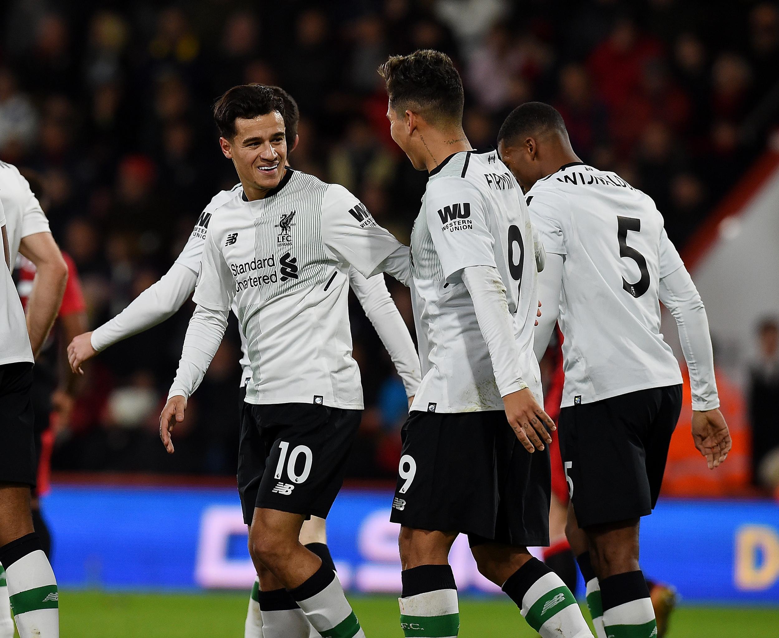 Bournemouth vs Liverpool – live Premier League updates as Philippe Coutinho and Dejan Lovren strike