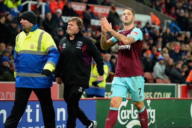 Marko Arnautovic taunted the Stoke fans during West Ham's victory on Saturday