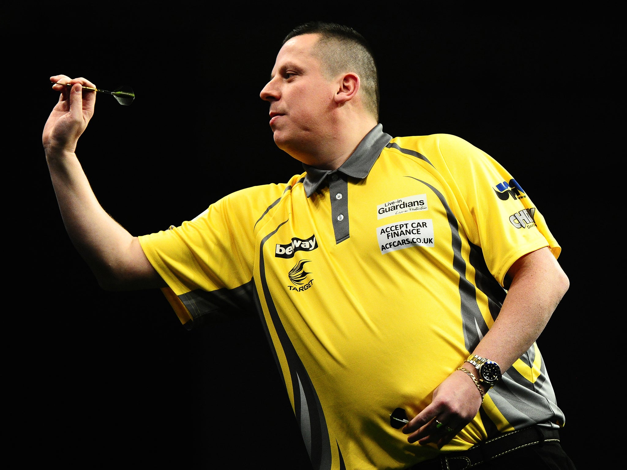 Dave Chisnall also suffered a first round defeat by Vincent van der Voort