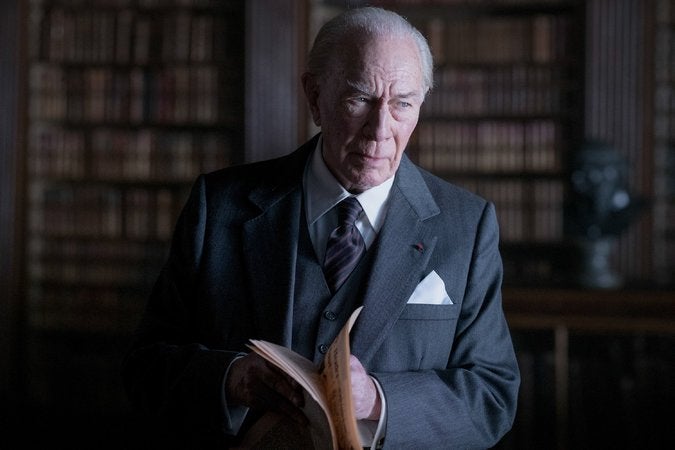 Playing John Paul Getty III’s grandfather, 88-year-old Plummer was able to forgo the kind of facial disguise donned by Spacey
