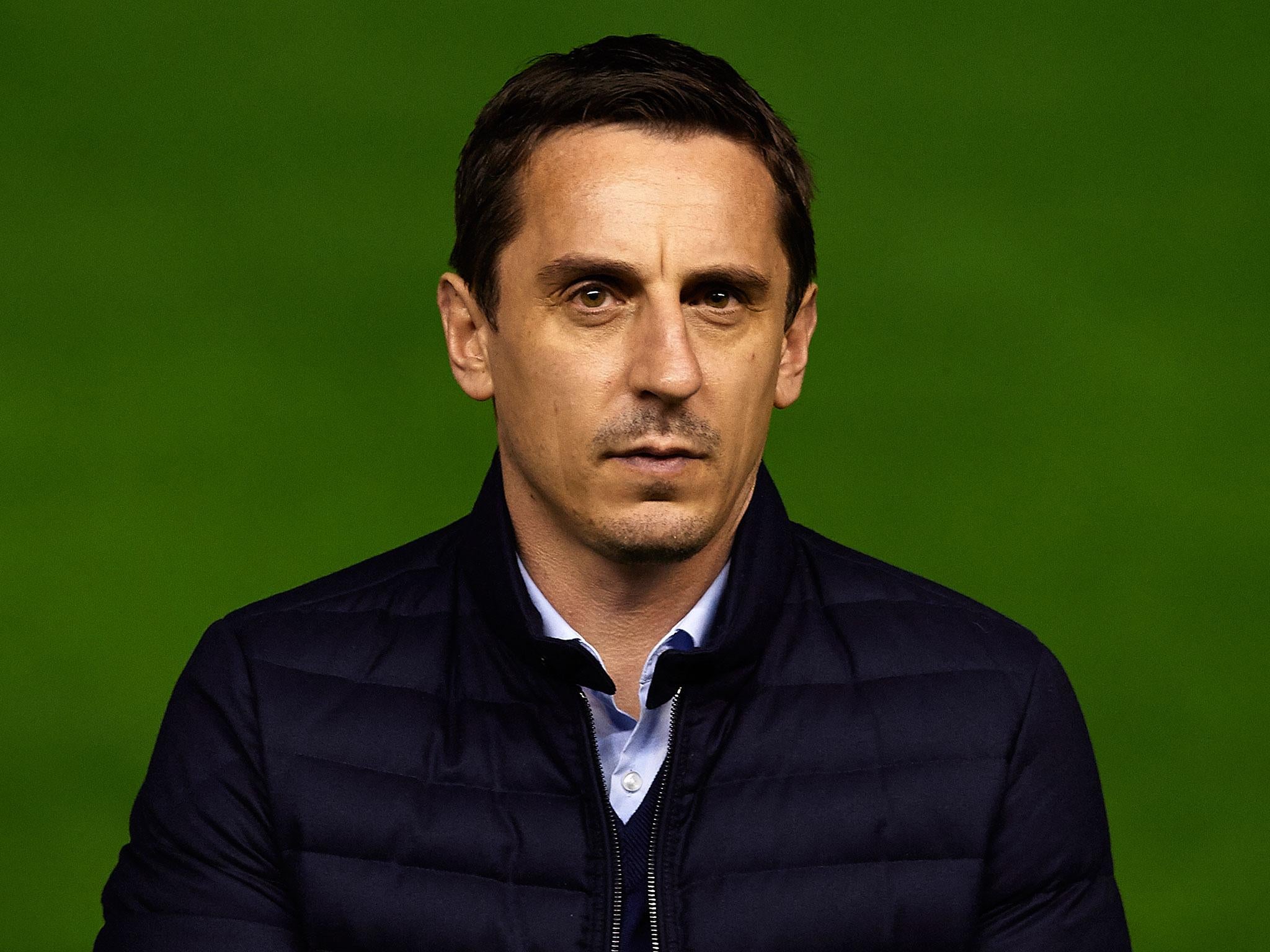 Gary Neville has hit out at his former club's spending in the transfer market