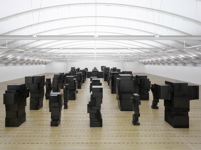 ‘Sleeping Field’ by Antony Gormley, taken from Martin Caiger-Smith's overview of the artist’s work