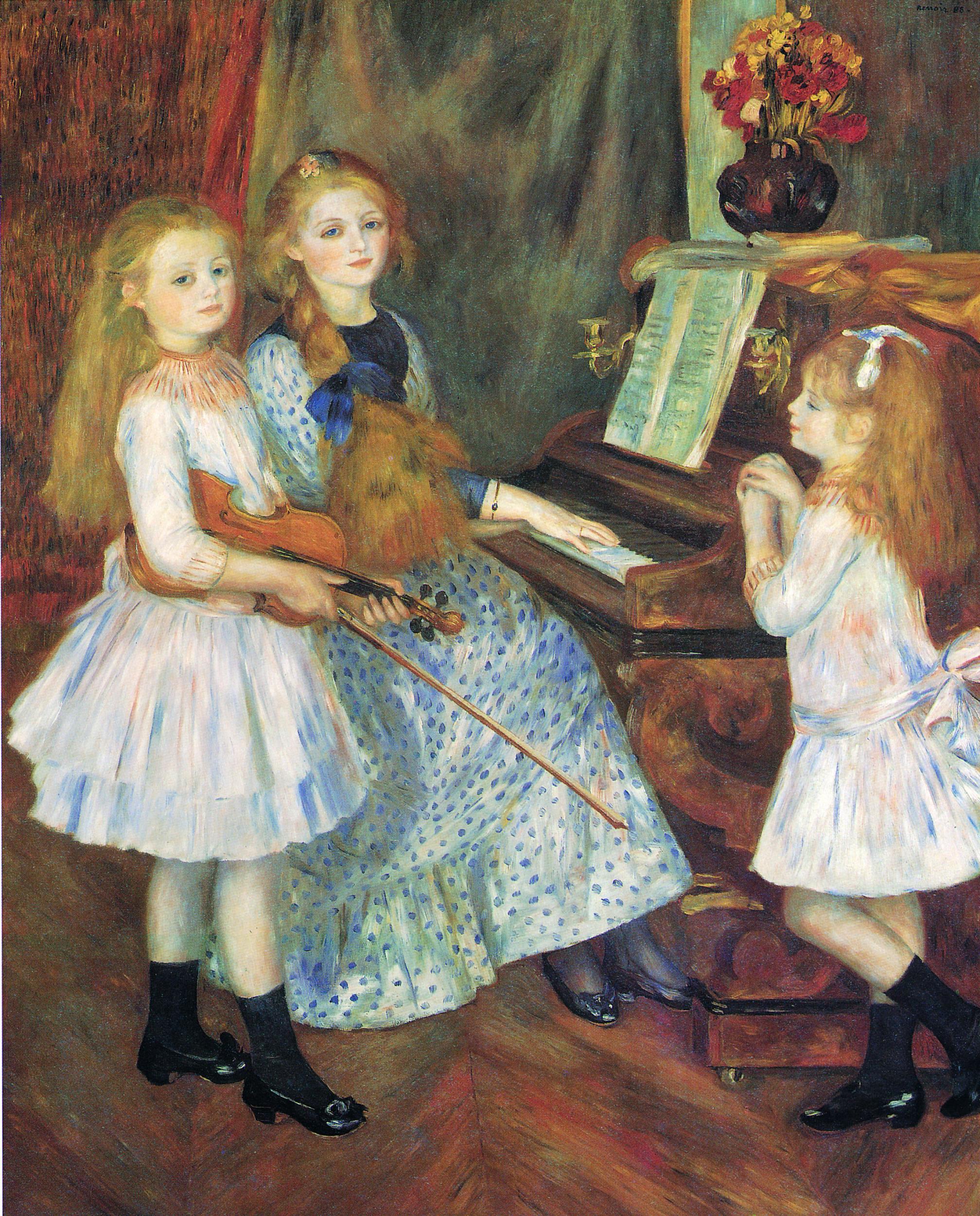 &#13;
‘The Daughters of Catulle Mendes’ by Renoir, taken from Barbara Ehrlich White's new book (Thames &amp; Hudson)&#13;