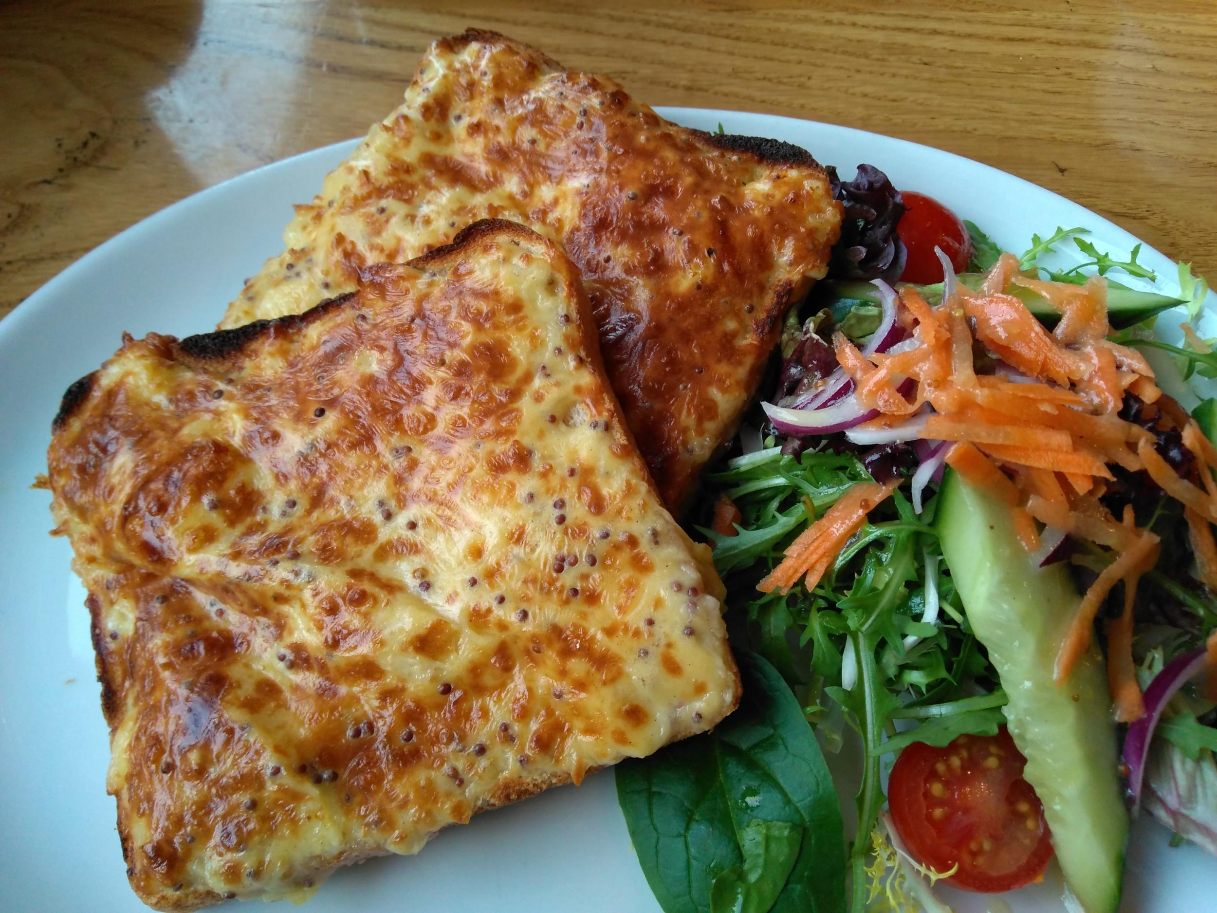 The Welsh Rarebit at Three Trees farm shop is a cut above Burger King