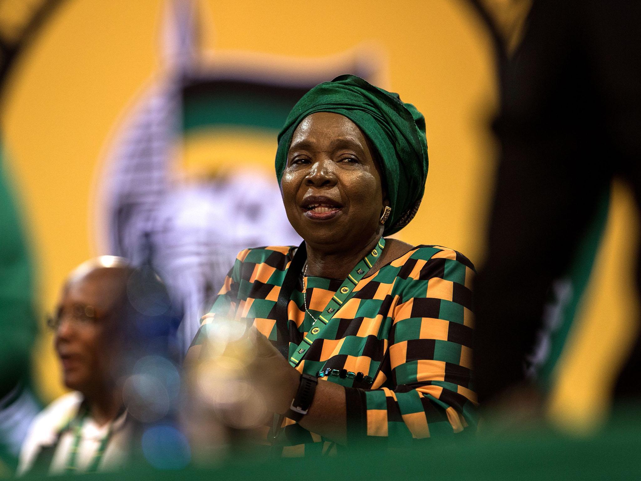 Defeated candidate Nkosazana Dlamini-Zuma (Getty)