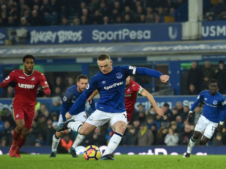 Wayne Rooney missed two penalties but made up for it with a speculative goal in the 73 minute