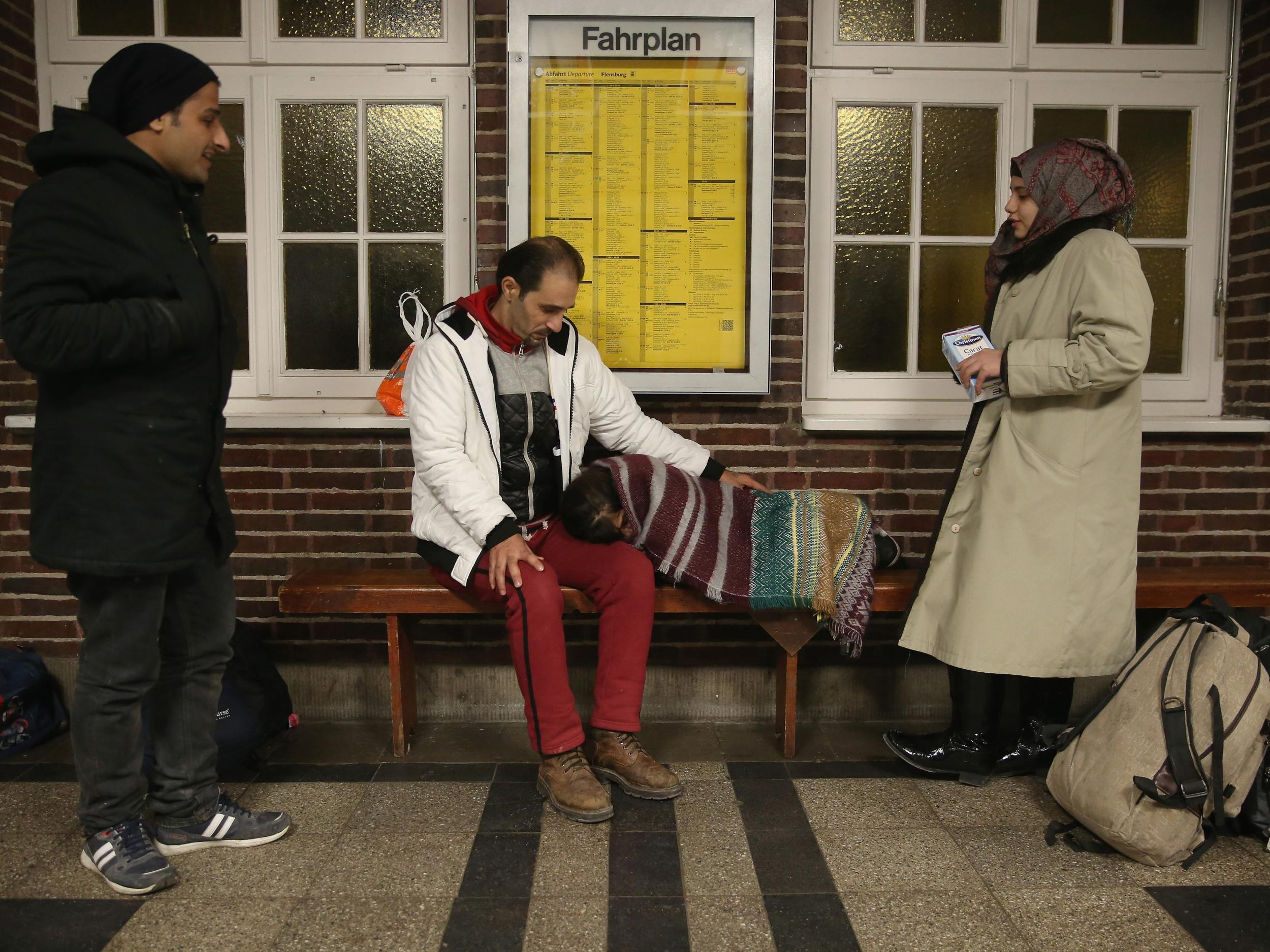 Refugees in Denmark waiting to apply for asylum