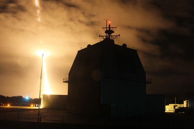 Intercept flight test of a land-based Aegis Ballistic Missile in Kauai, Hawaii