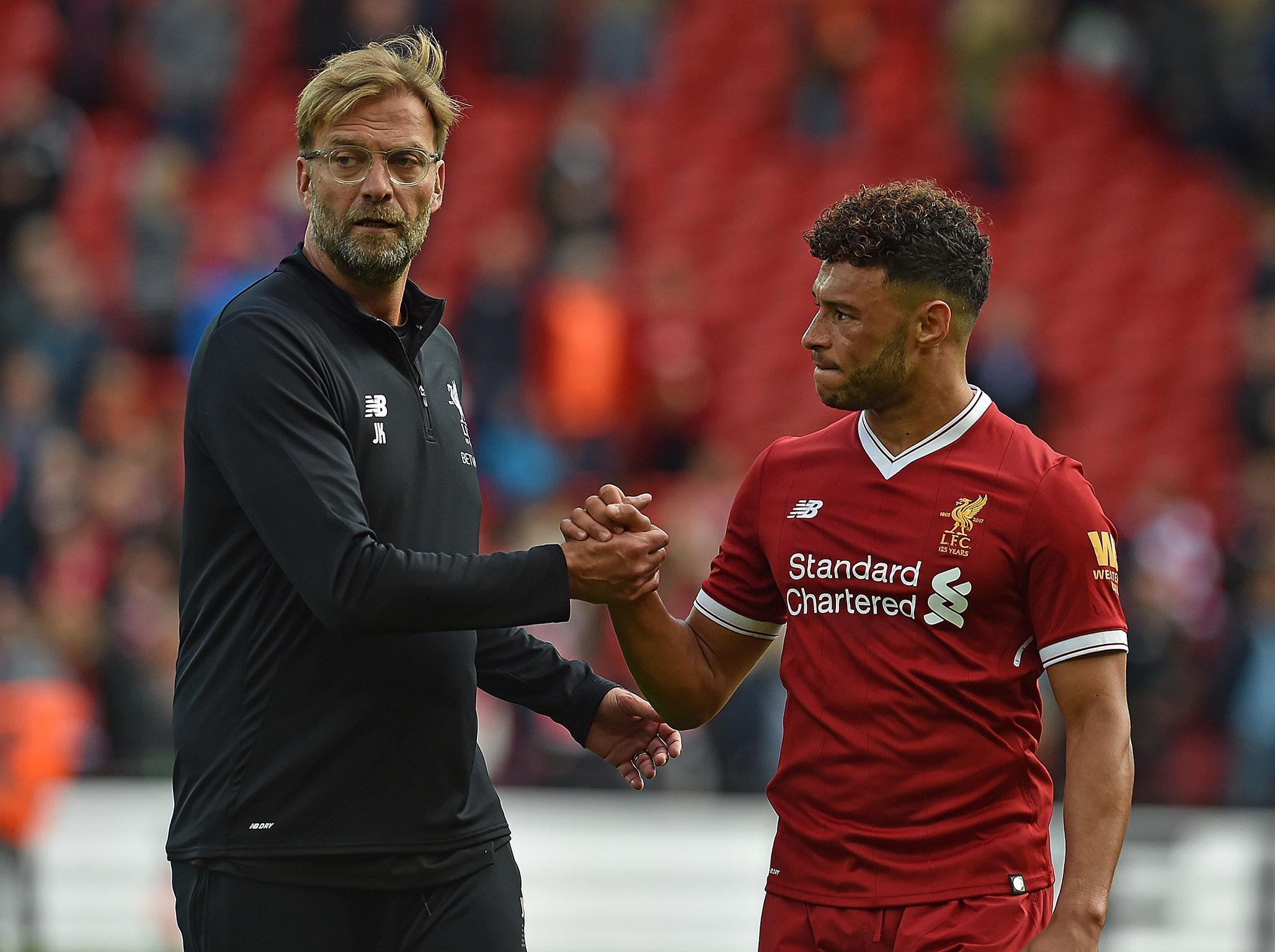 Jurgen Klopp is pleased with how Alex Oxlade-Chamberlain has improved