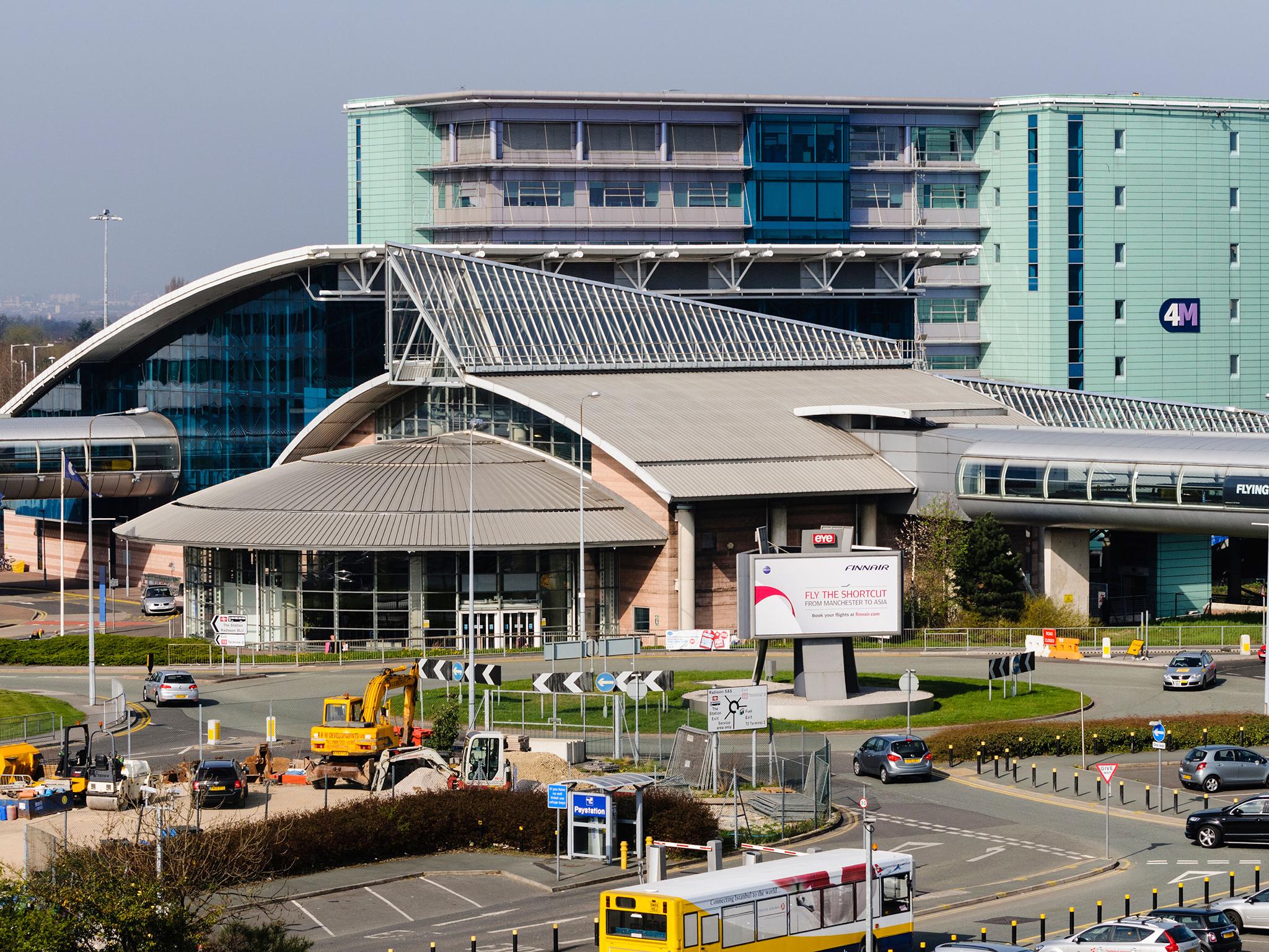 A section of Manchester Airport was evacuated (File photo)