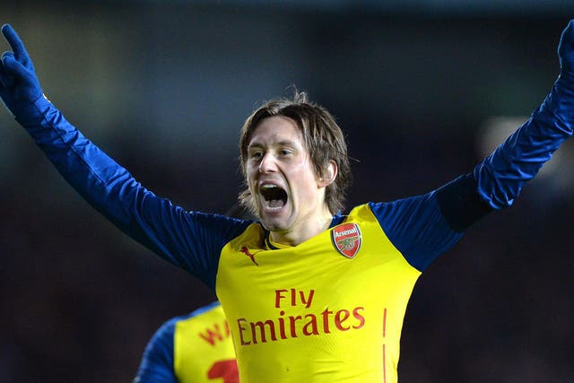 Tomas Rosicky has called time on his professional career aged 37