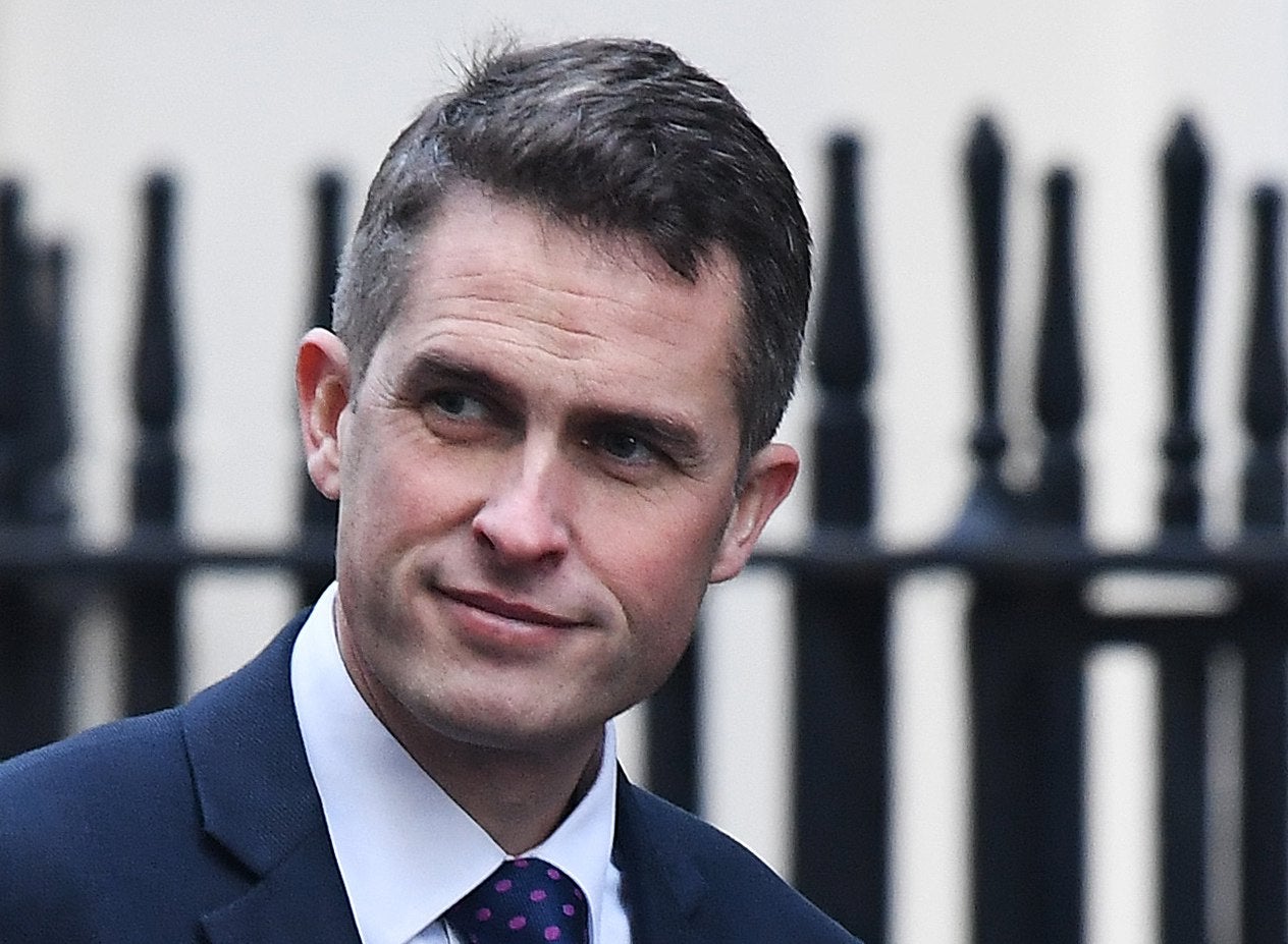 Sketch: Little Gavin Williamson is hopelessly out of his depth, not waving but nervously chuckling and drowning