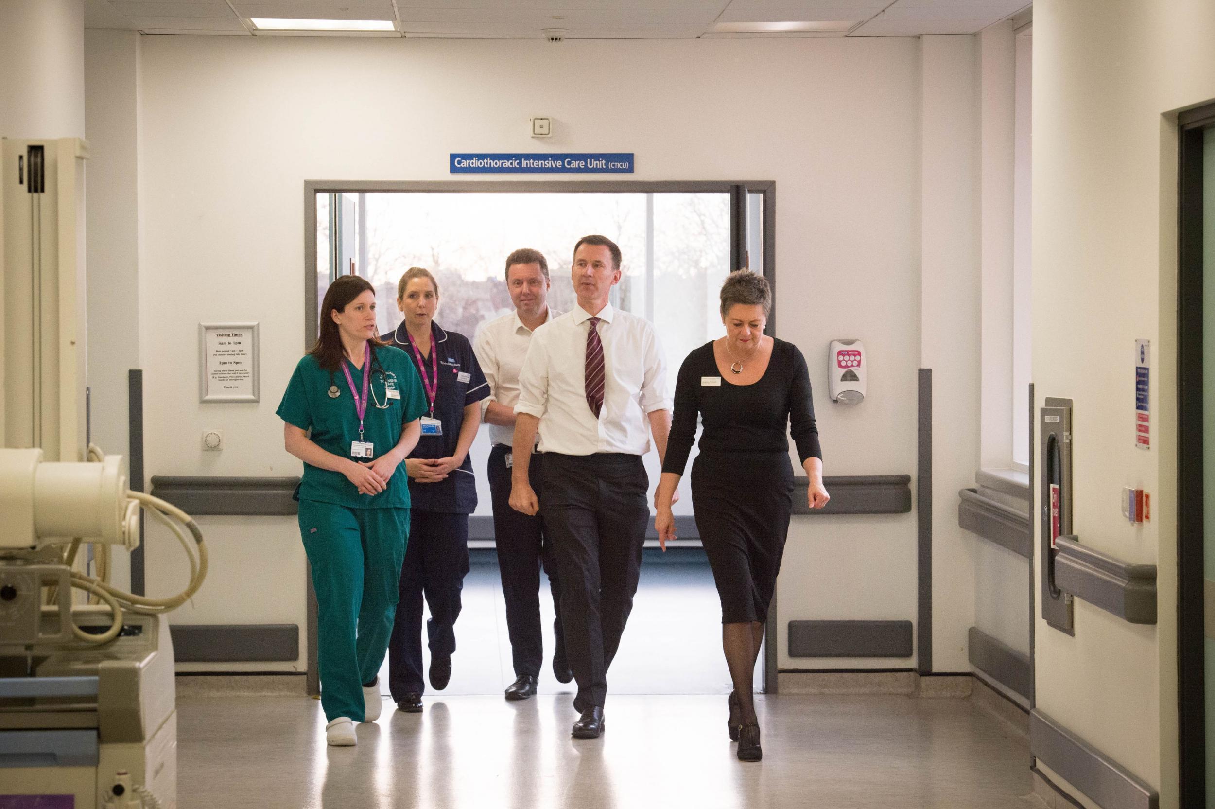 Jeremy Hunt seems to think the NHS is doing just fine, but doctors have a different view on the situation