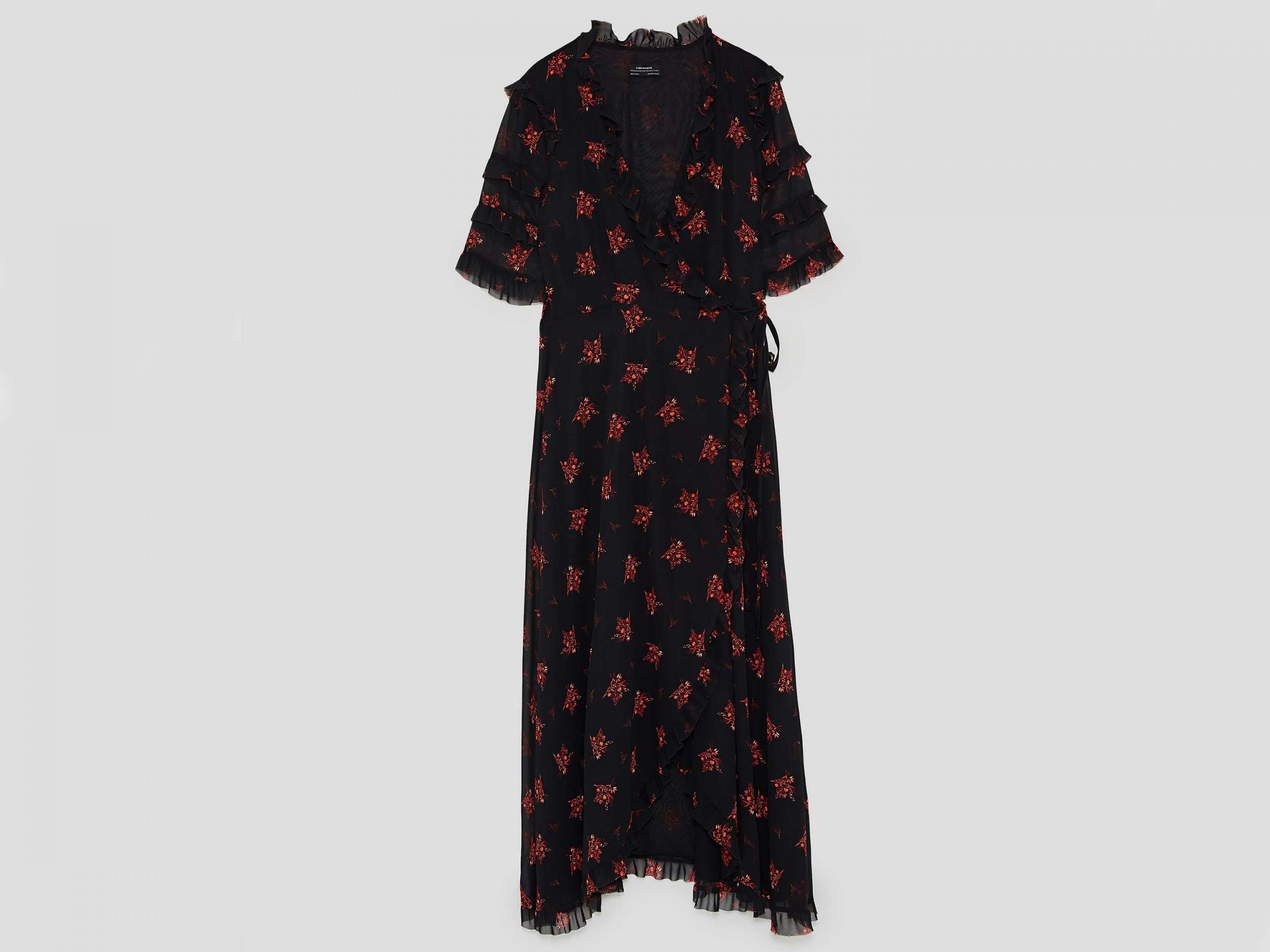 Long Crossover Dress, £39.99, Zara