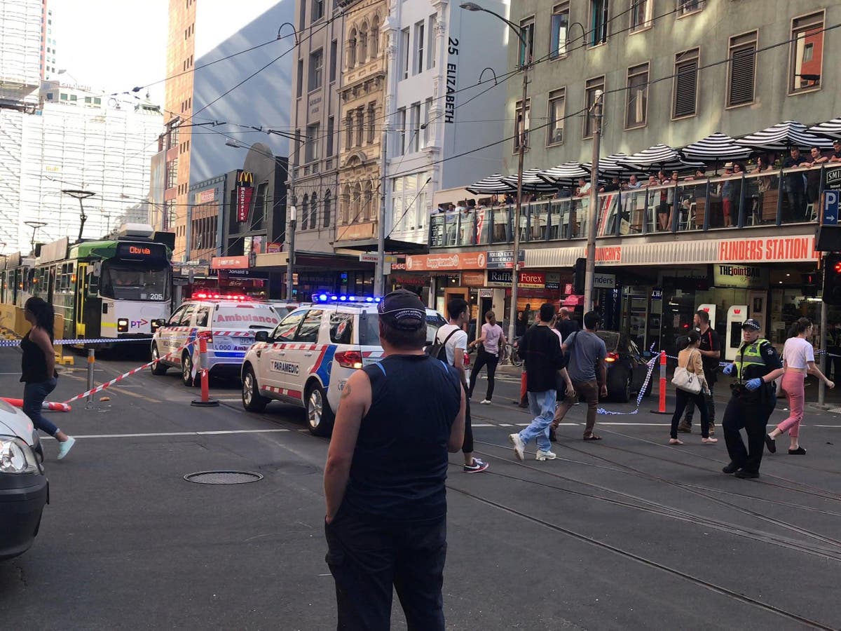 Melbourne car crash live updates Car ploughs in to crowd of